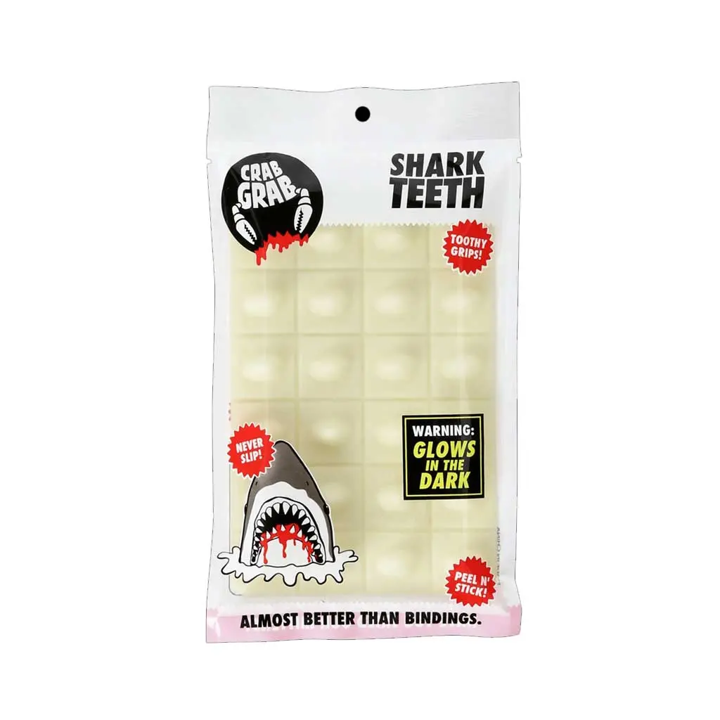 Crab Grab Shark Teeth Stomp Pad - Glow In The Dark 1