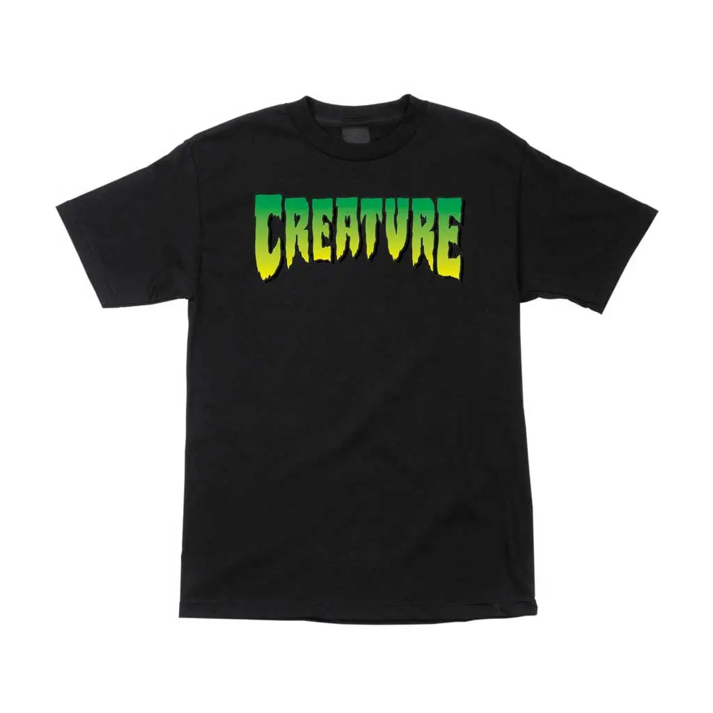 Creature Logo Regular S/S Tee - Black 1