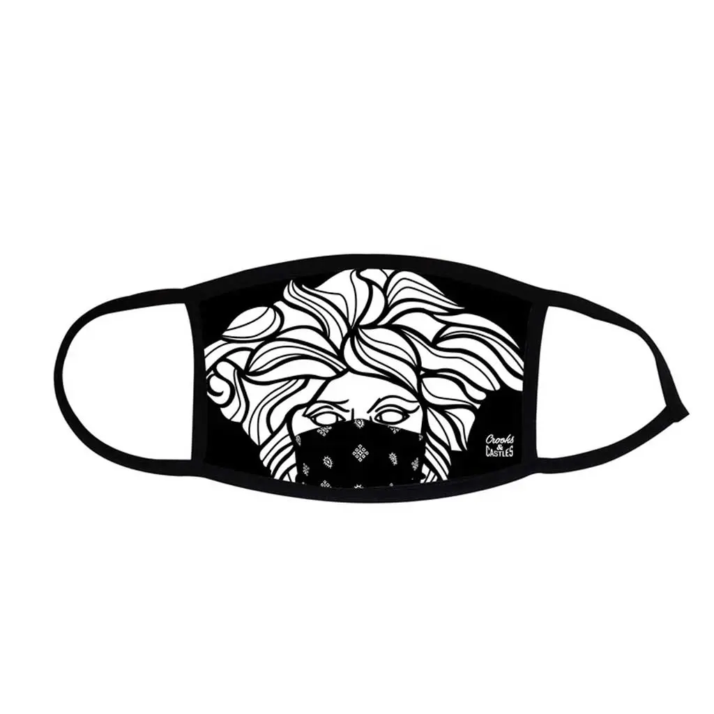 Crooks & Castle Crooks Medusa Face Mask - Black 1