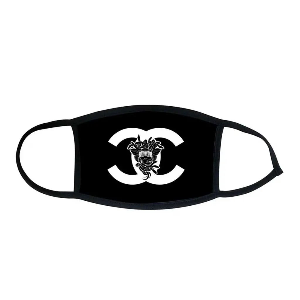 Crooks & Castle Double C Face Mask - Black 1