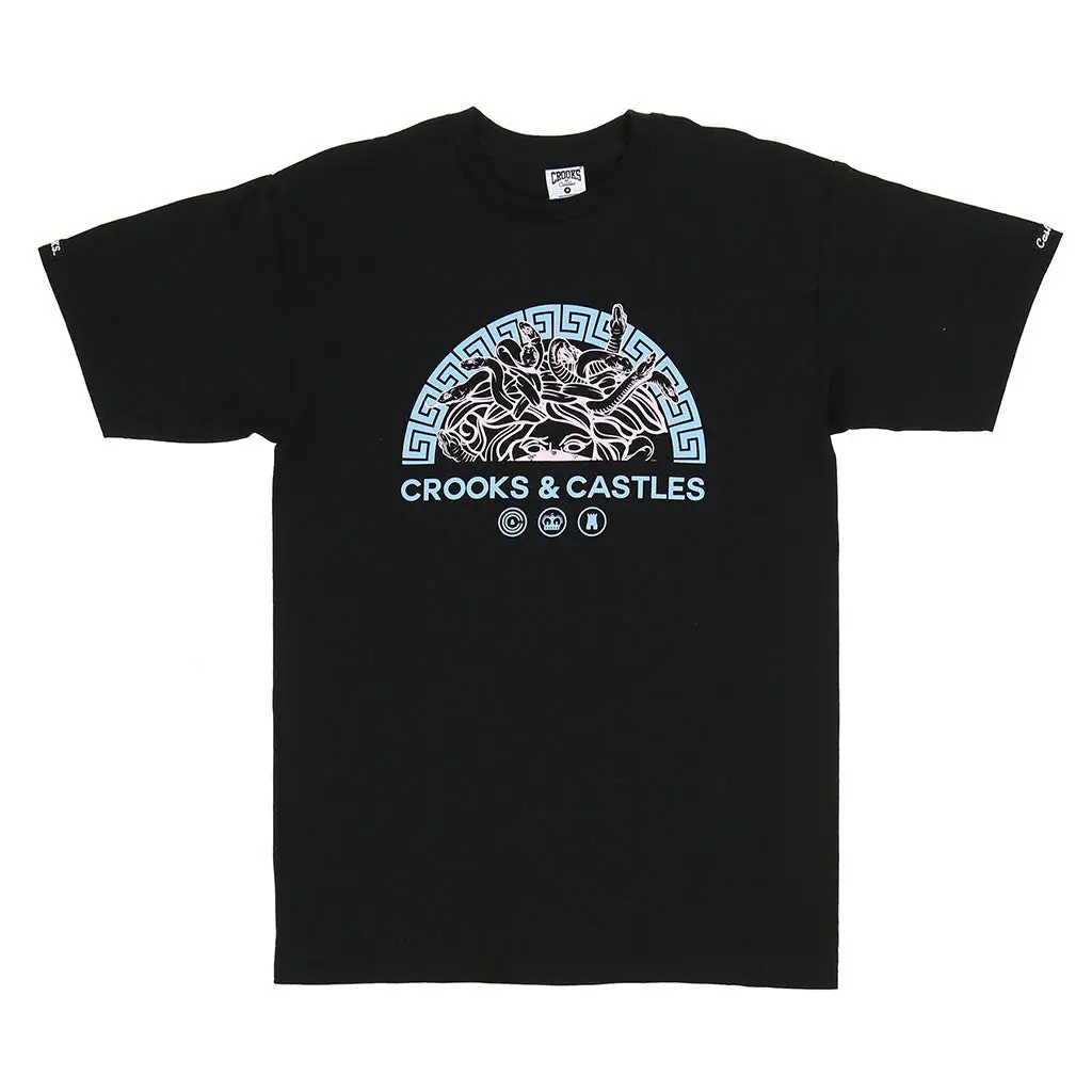 Crooks And Castles Half Bandusa T-Shirt - Black 1