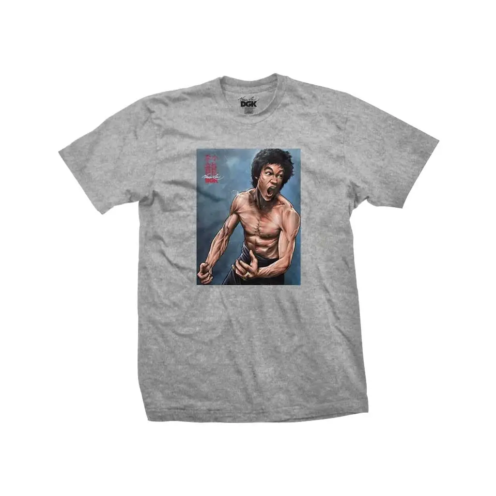 Dgk X Bruce Lee No Way As Way Tee - Athletic Heather 1