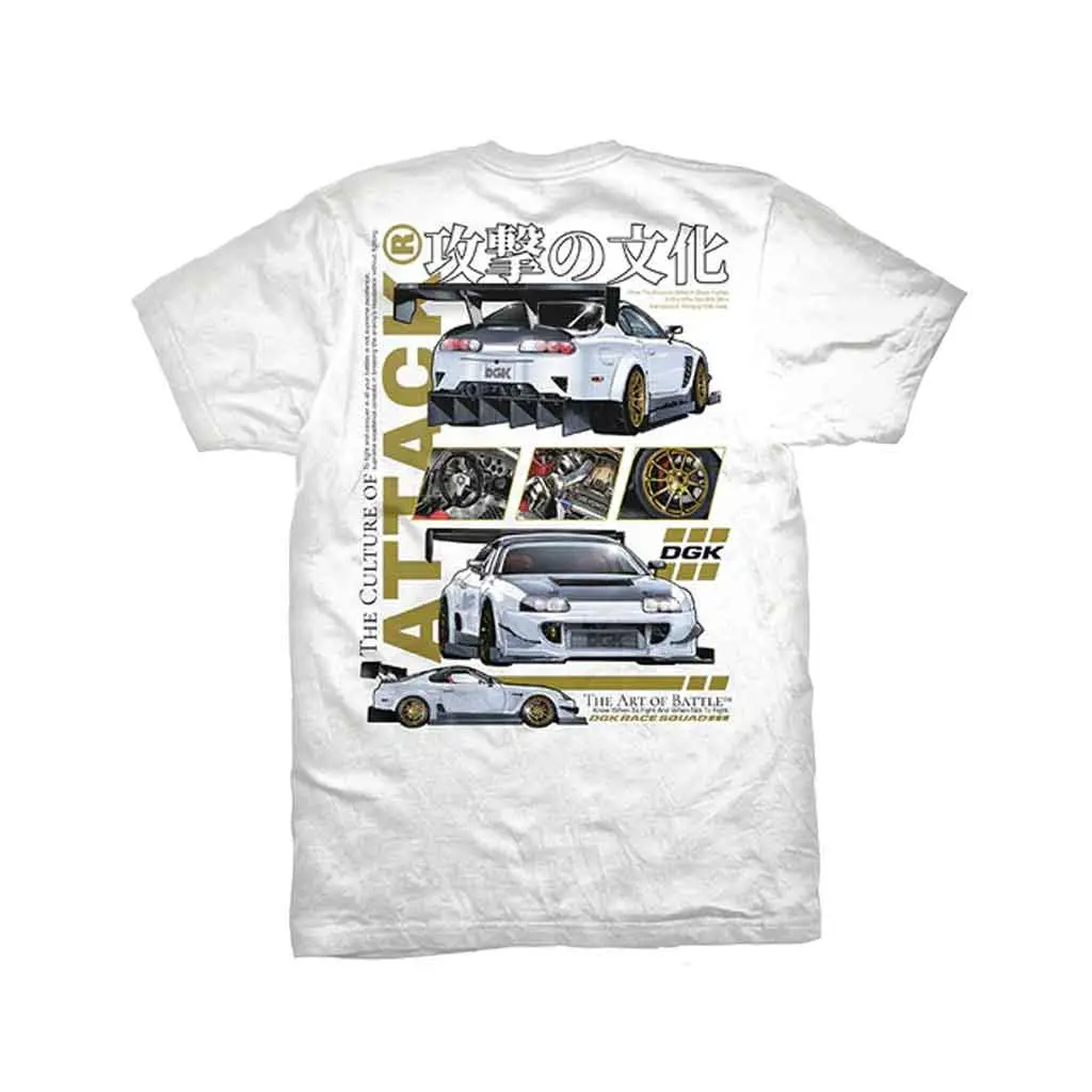 Dgk Attack S/S Tee - White 1