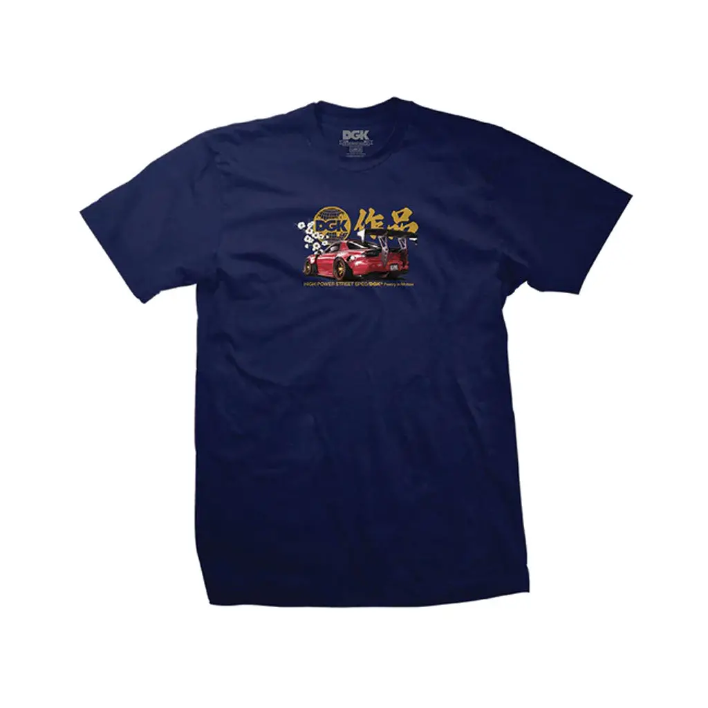 Dgk Beauty And The Beast Tee - Navy 1