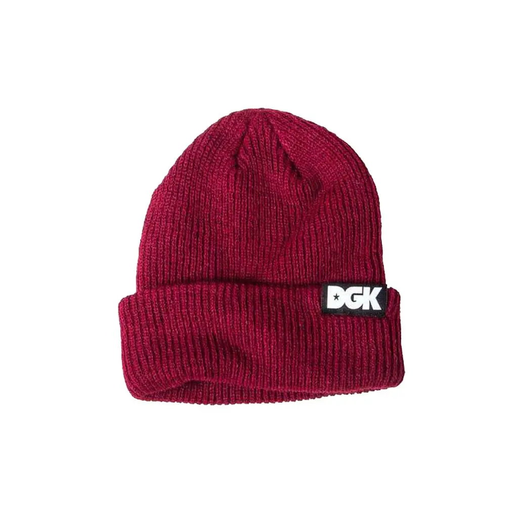 Dgk Classic Beanie - Burgundy 1