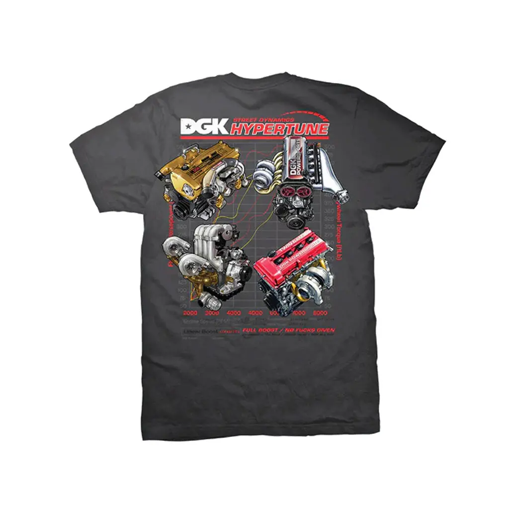 Dgk Hypertune Tee - Charcoal 1