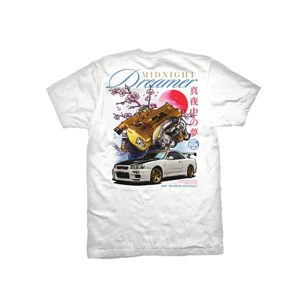Dgk Midnight Dreamer S/S Tee - White 1