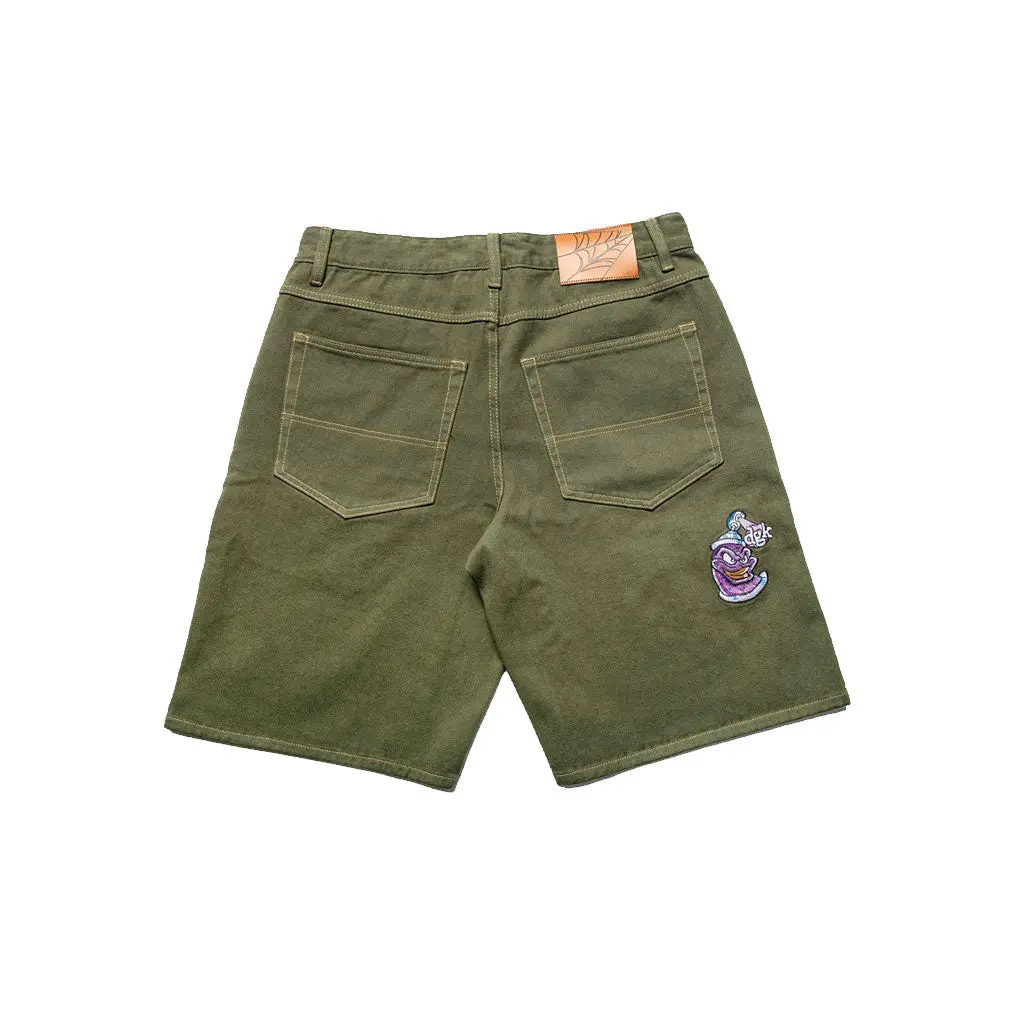 Dgk Nozzle Denim Shorts - Green 1