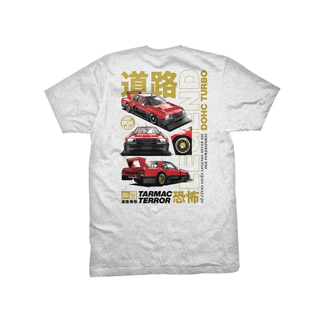 Dgk Tarmac Terror Tee - Ash Heather 1