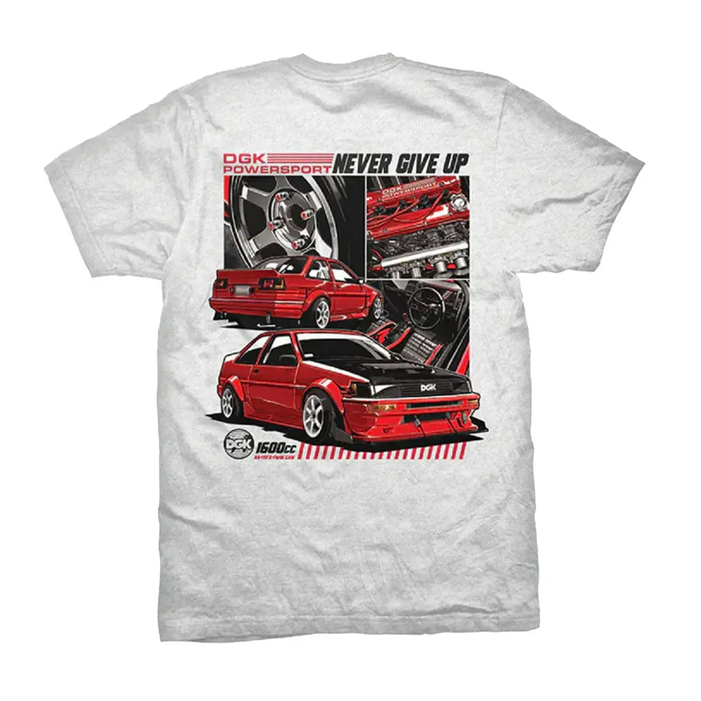 Dgk Twin Cam Tee - Ash Heather 1