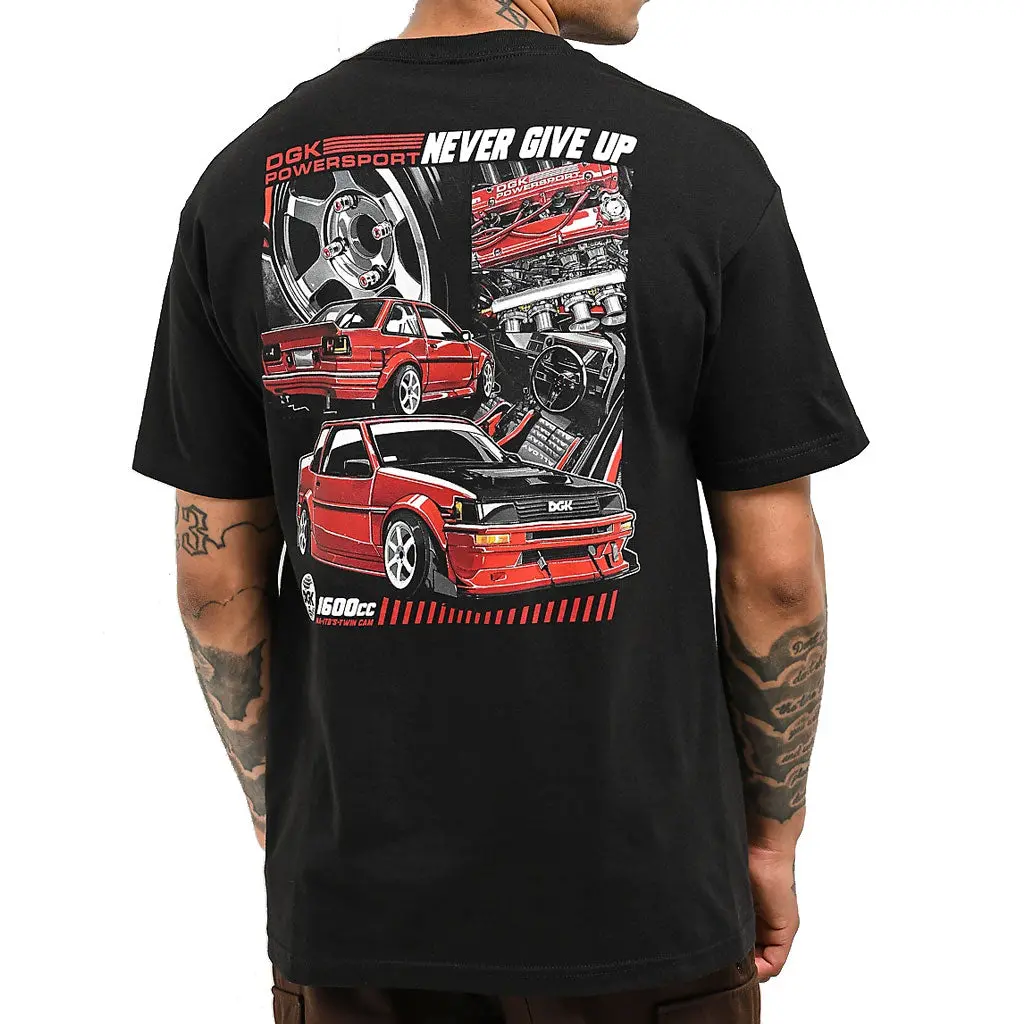 Dgk Twin Cam Tee - Black 1