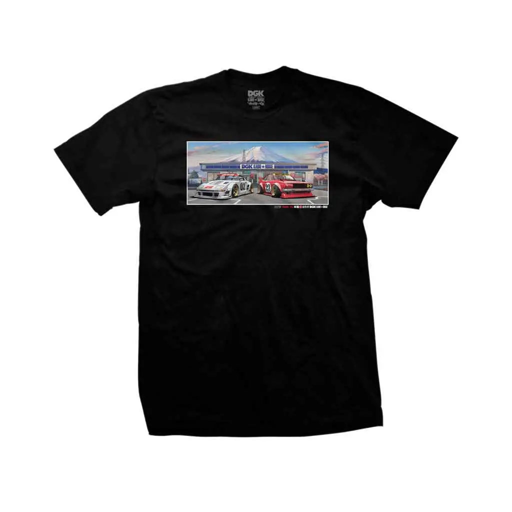 Dgk X Kaido House Konbini Ss Tee - Black 1