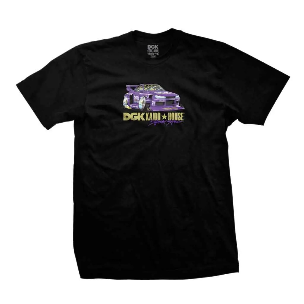 Dgk X Kaido House Roulette Racer Tee - Black 1