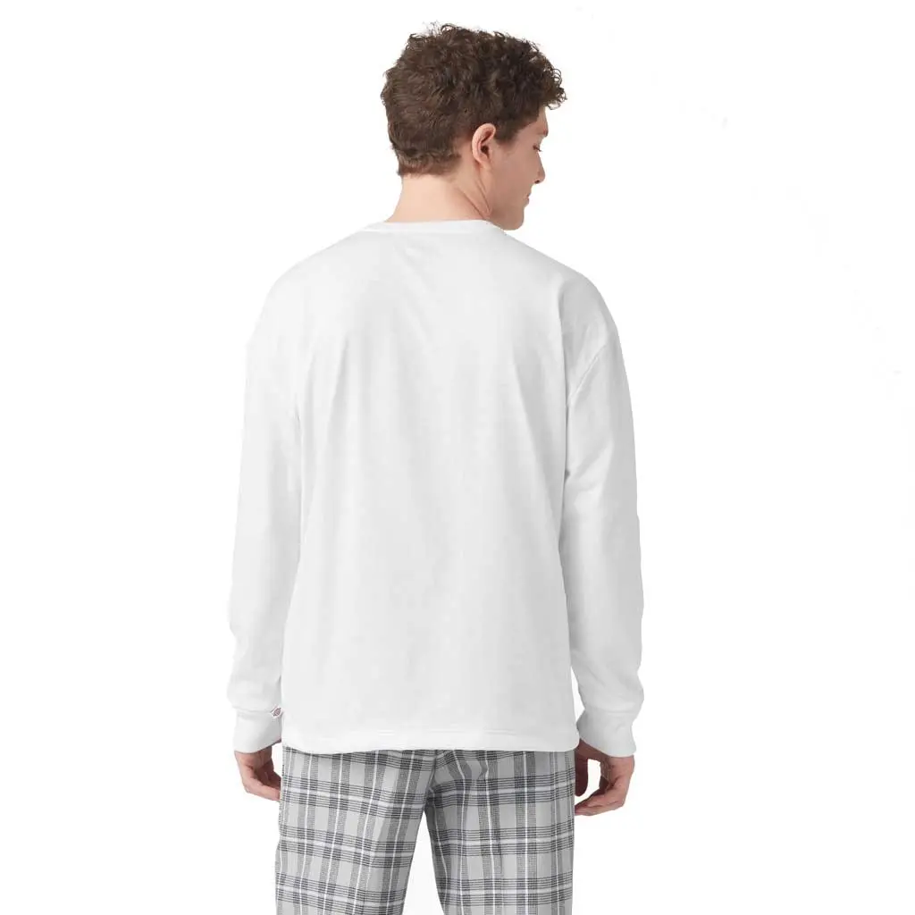 Dickies L/S Henley Shirt - White 2
