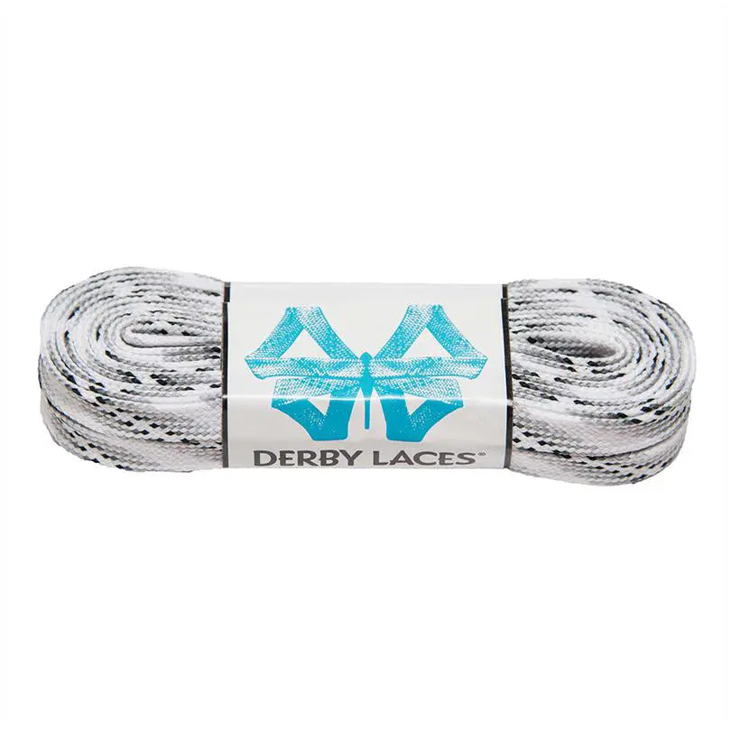 Derby Laces Waxed Skate Laces Smoke 1