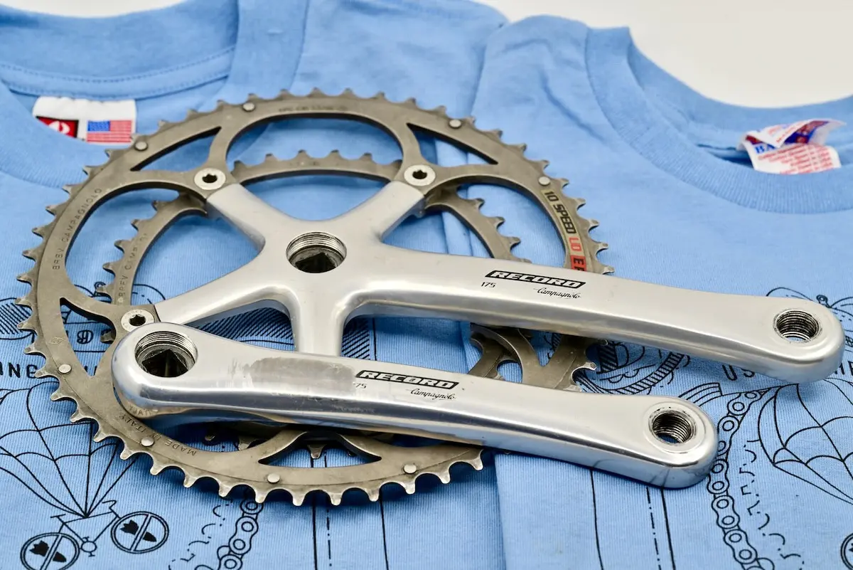 Campagnolo 10 Speed Eps Record Crank Set With Crank Bolts 1