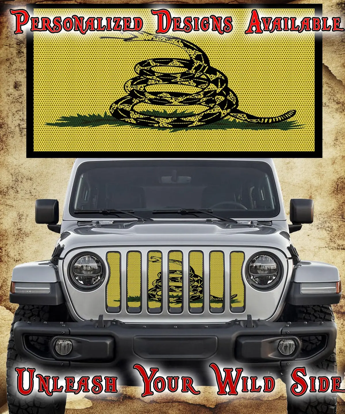 Don't Tread On Me Grill Insert 1