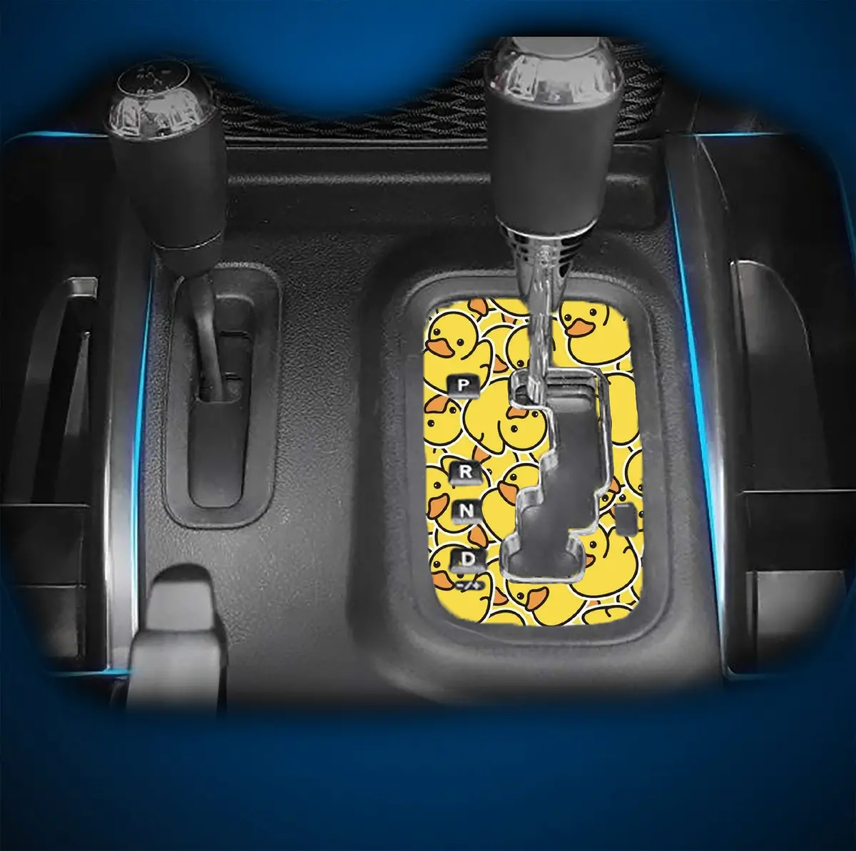 Ducks Jk Shifter Decal 1
