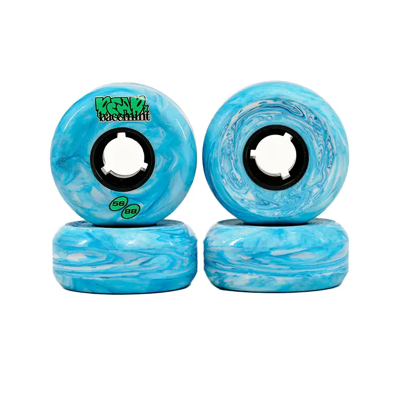 Dead X Bacemint Wheels Blue Marble 56Mm / 88A (4) 1