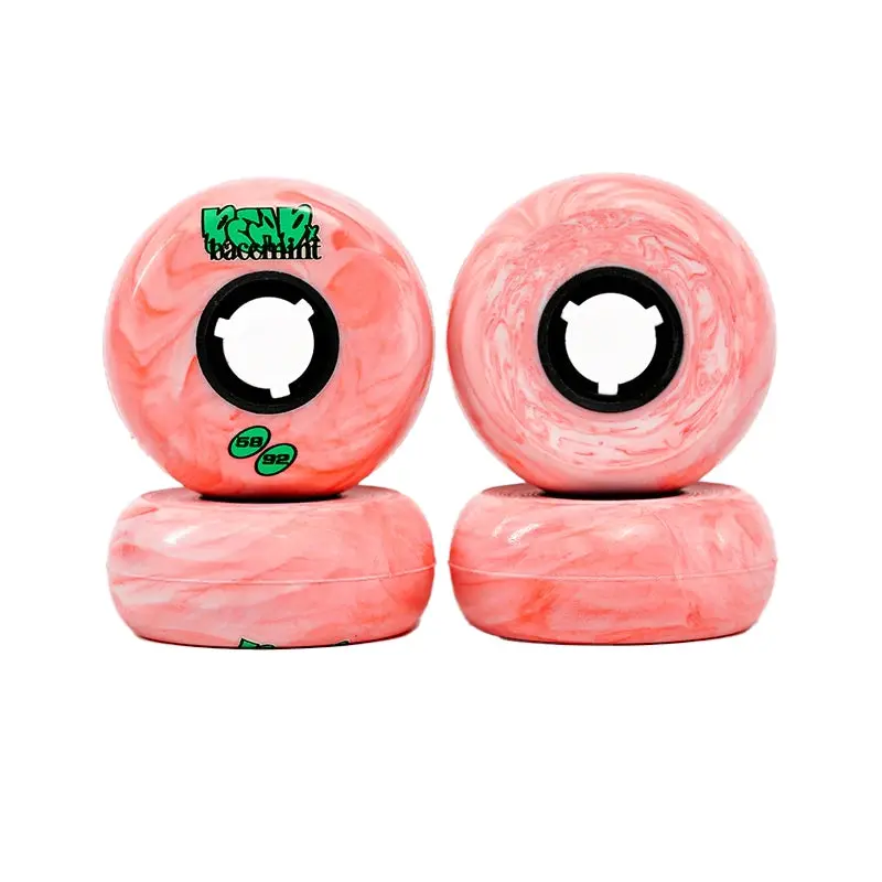 Dead X Bacemint Wheels Pink Marble 58Mm / 92A (4) 1