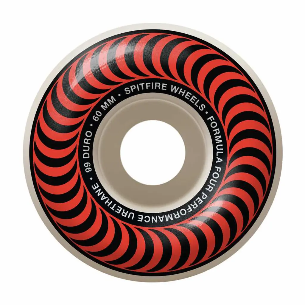 Spitfire F4 Classics Wheels 99A 60Mm - Red/Bronze 1