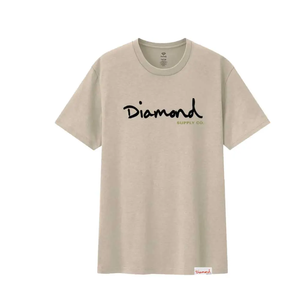 Diamond Og Script Earth Pack Tee - Natural 1
