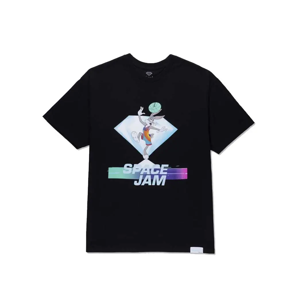 Diamond X Space Jam Hook Shot Tee - Black 1
