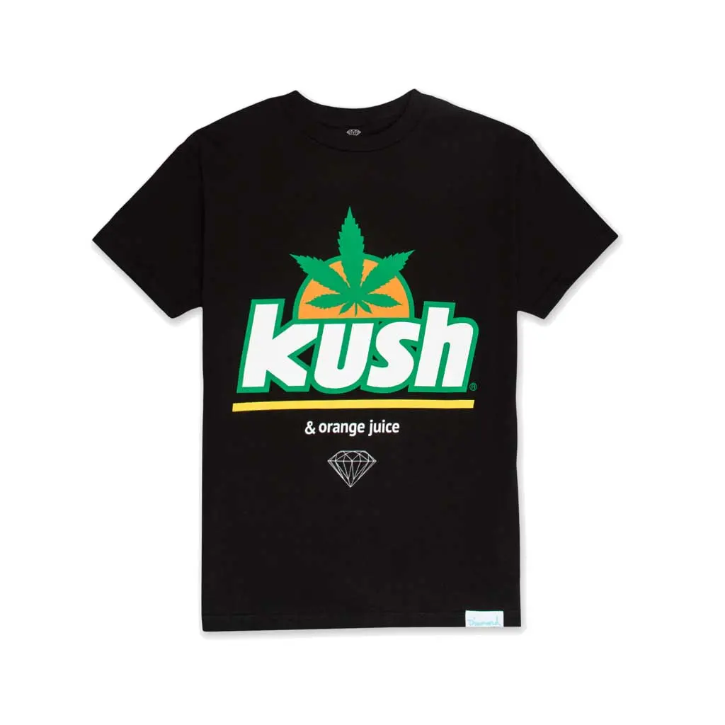Diamond X Wiz Khaufa Kush Logo Tee - Black 1