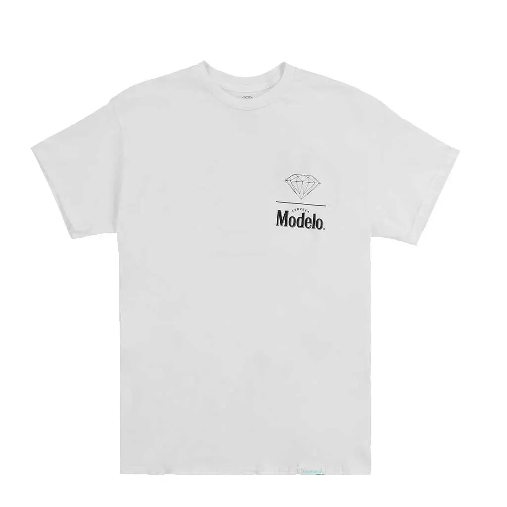 Diamond X Modelo Stacked Tee - White 1