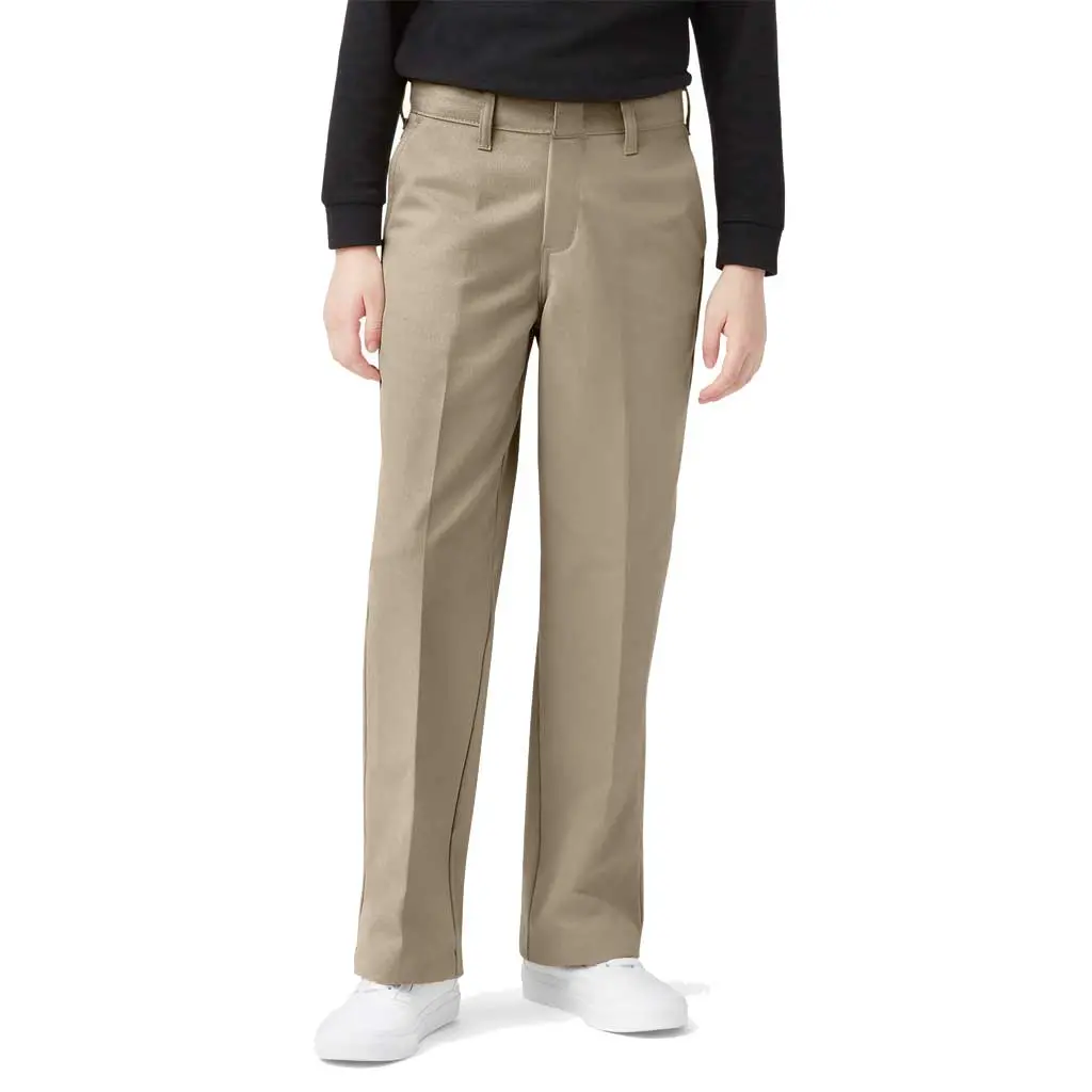Dickies Boys Flexwaist Flat Front Pant - Desert Sand 1