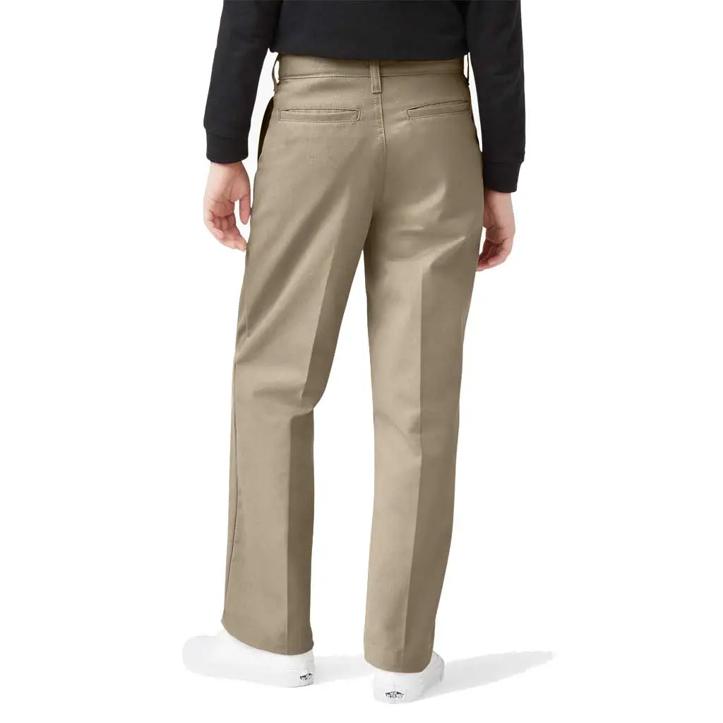 Dickies Boys Flexwaist Flat Front Pant - Desert Sand 2