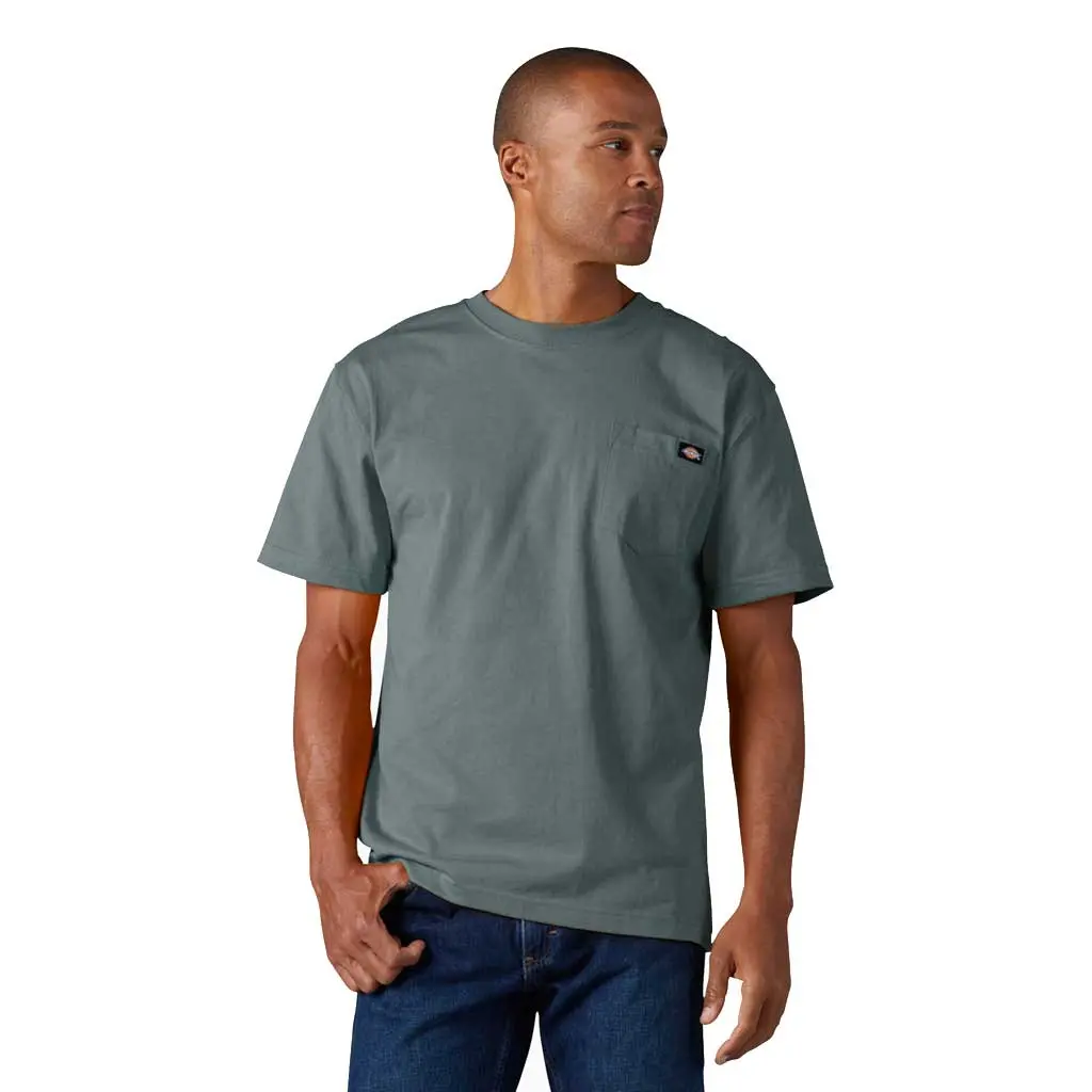 Dickies Heavy Weight Crew Pocket Tee - Smoke Blue 1