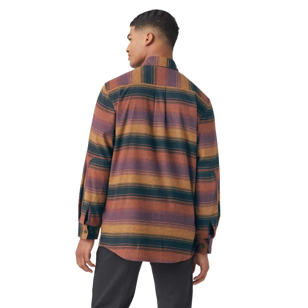 Dickies Regular Fit Flex Flannel Shirt - Wine Blanket 2