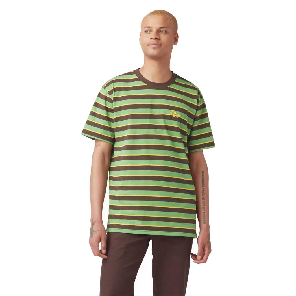 Dickies Relaxed Fit S/S Stripe Tee - Green Leaf 1