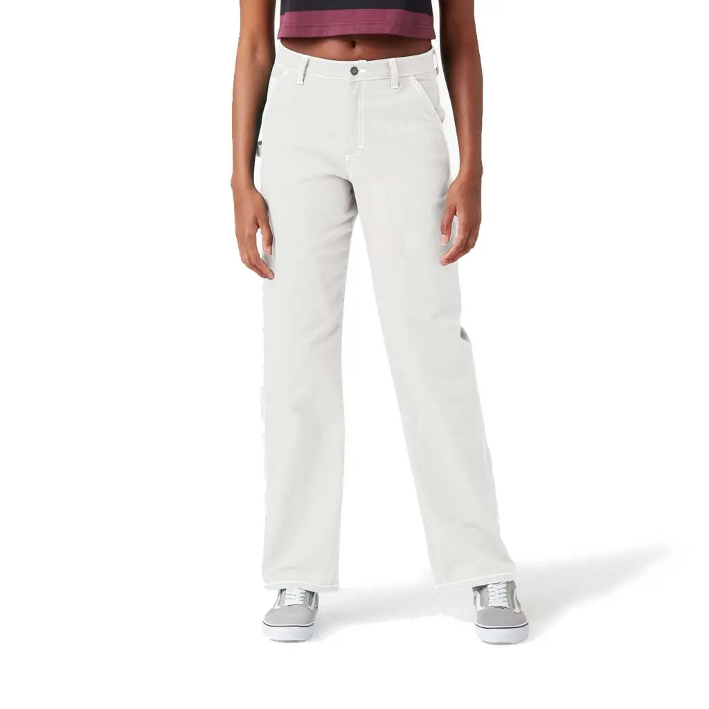 Dickies Women's High Waisted Cargo Pant - Cloud 1