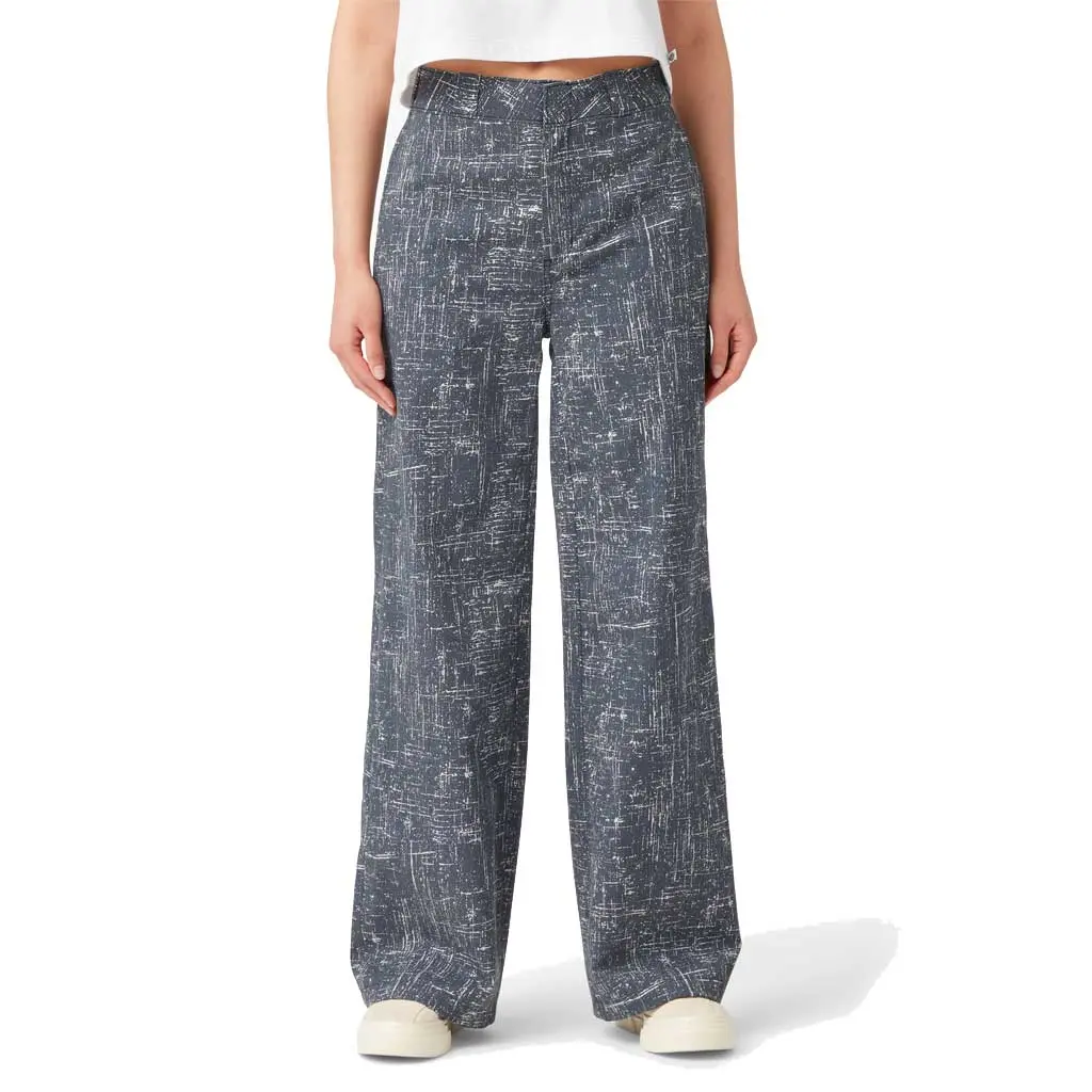 Dickies Women's Wide Leg Work Pant - Rinsed Ink 1