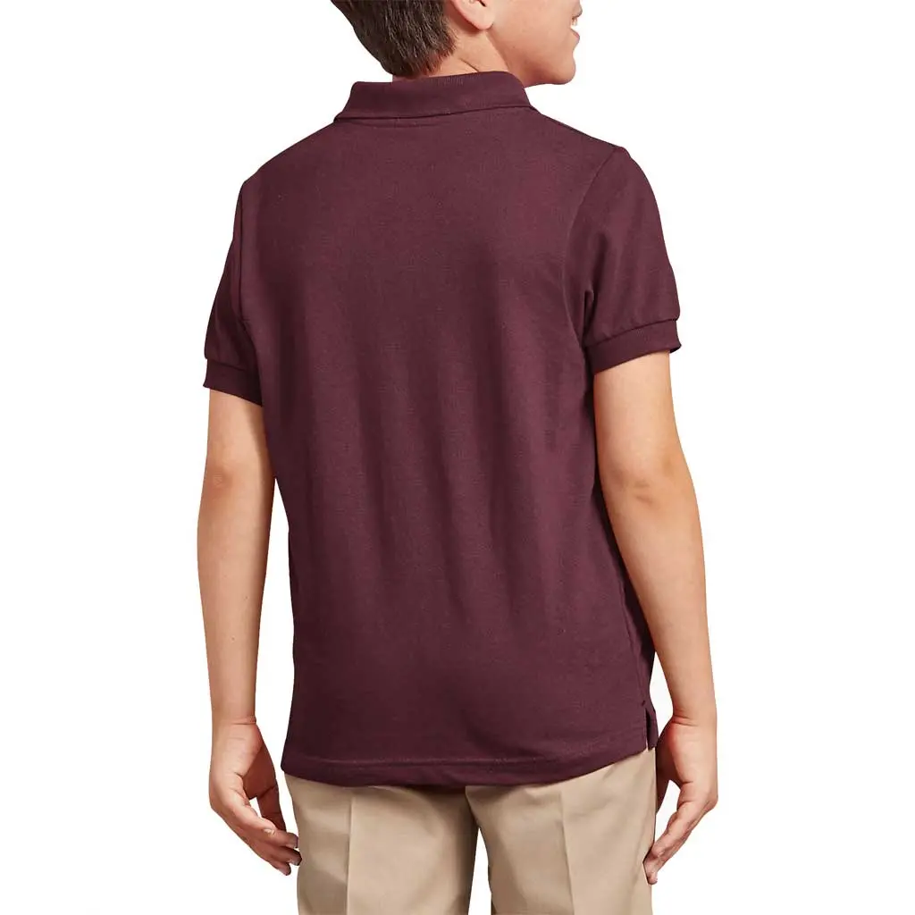 Dickies Youth Pique Polo Shirt - Burgundy 2