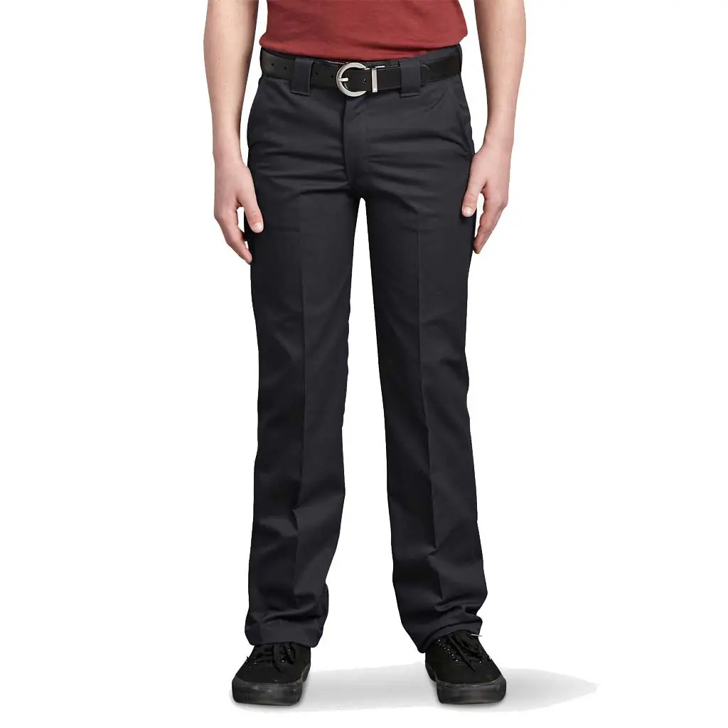 Dickies Boys Twill Pant Slim Straight - Black 1