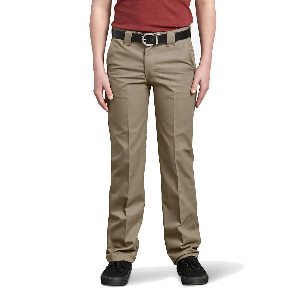 Dickies Boys Twill Pant Slim Straight - Desert Sand 1