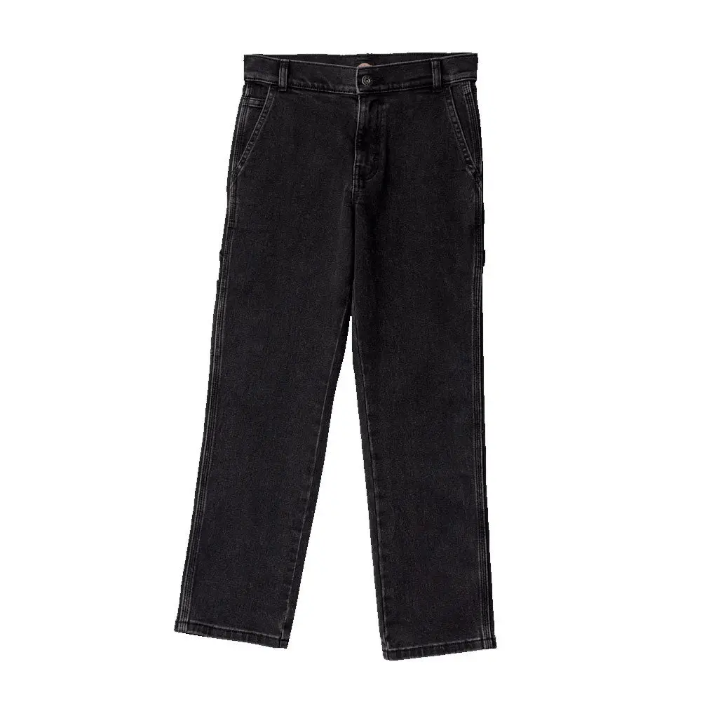 Dickies Boys Denim Carpenter Jeans - Black Wash 1