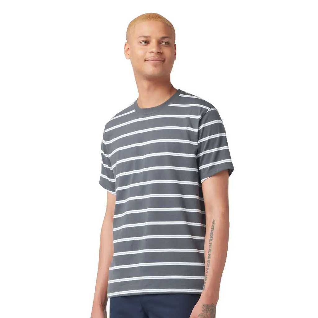 Dickies Dickies Stripe S/S Tee - Charcoal Mini Stripe 1