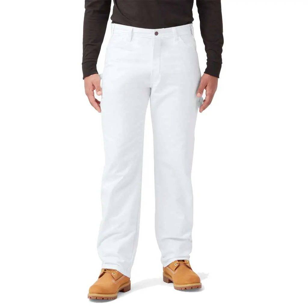 Dickies Relaxed Fit Drill Paint Pant - White 1