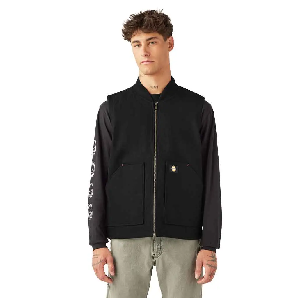 Dickies X Spitfire Canvas Vest - Black 1