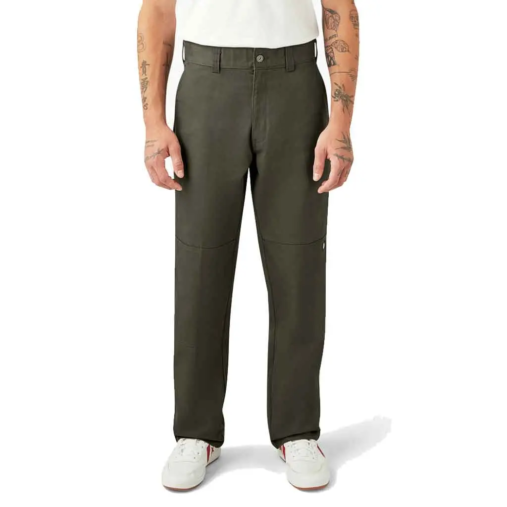 Dickies X Spitfire Double Knee Pant - Olive Green 1