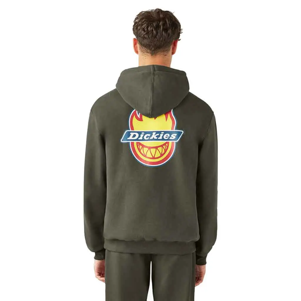 Dickies X Spitfire Graphic Hood - Olive Green 1