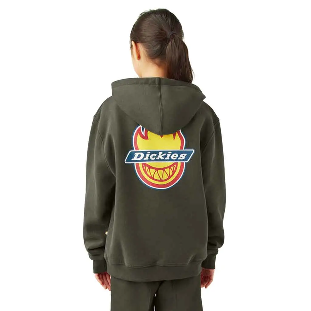 Dickies X Spitfire Youth Graphic Hood - Olive Green 1