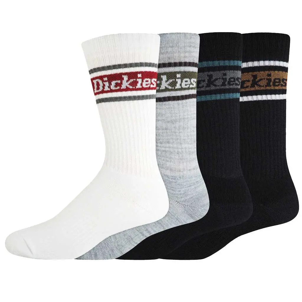 Dickies Skate Rugby Stripe Socks 4P - Assorted 1