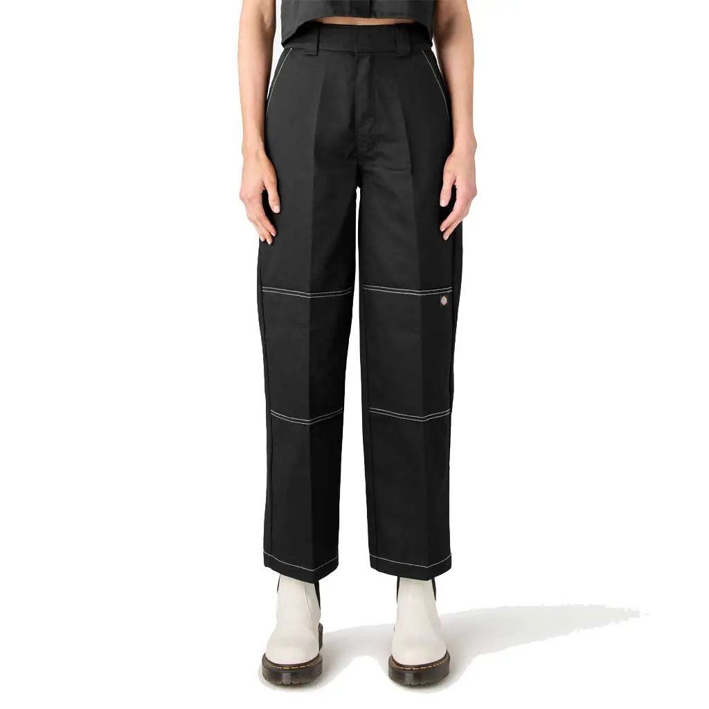 Dickies Women's Double Knee Pant - Black 1