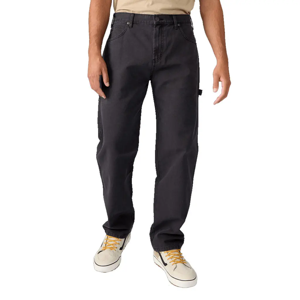 Dickies Worn In Duck Carpenter Pant - Black 1