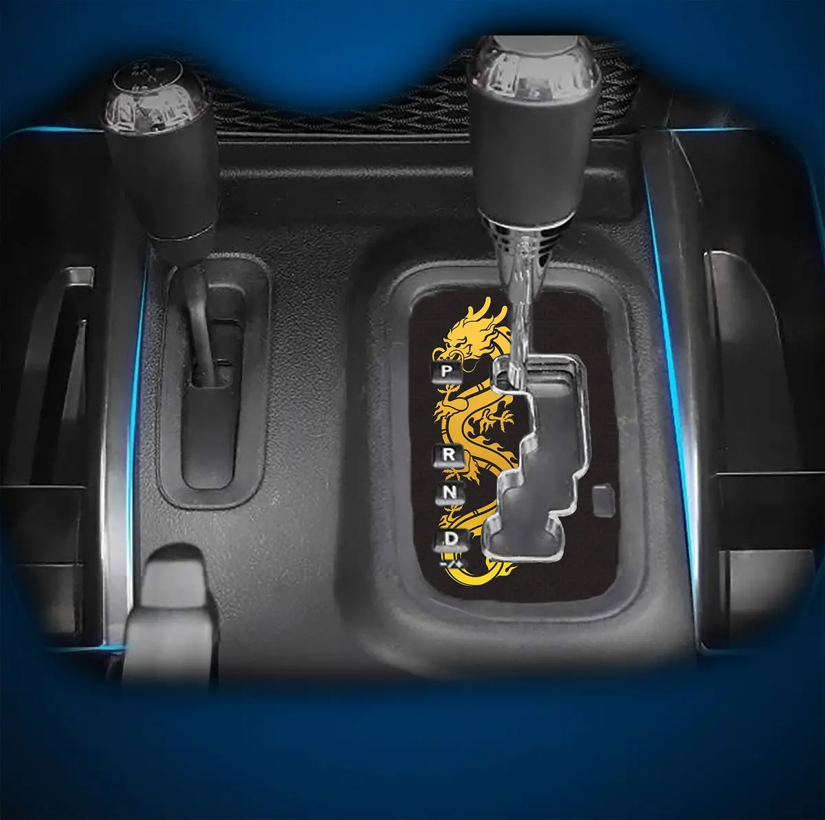 Golden Dragon Jk Shifter Decal 1